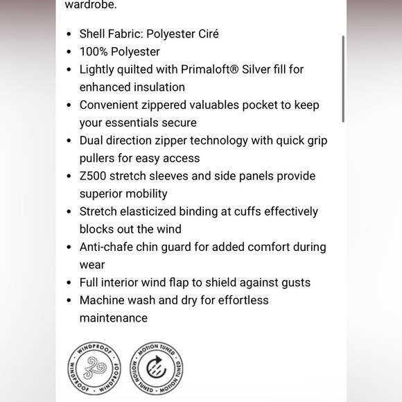 Zero Restriction Z625 Navy Men’s Jacket, Size M - Picture 13 of 13